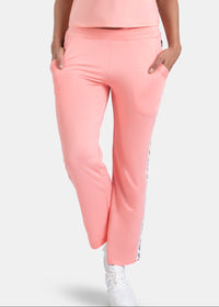 Women Dual Pocket Track Pants Peach - 1