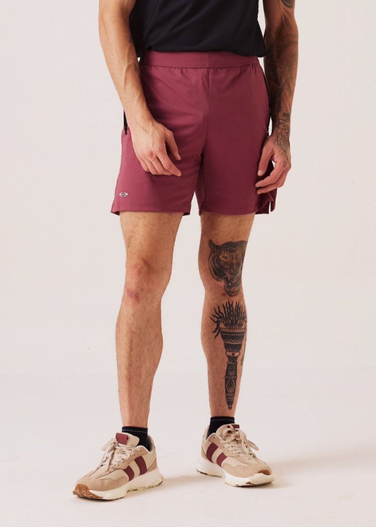 All-Day Workout Shorts - Mulberry