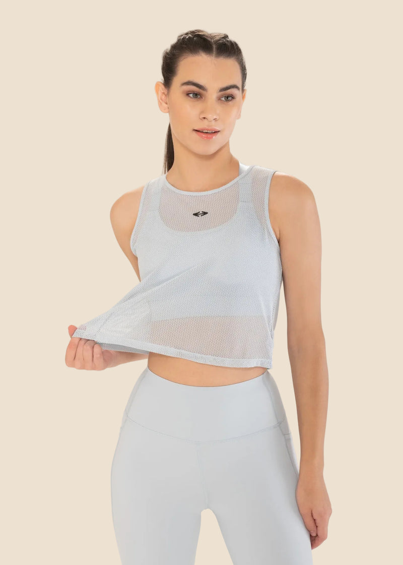 StrchFlex High Impact Sports Bra - Powder Blue