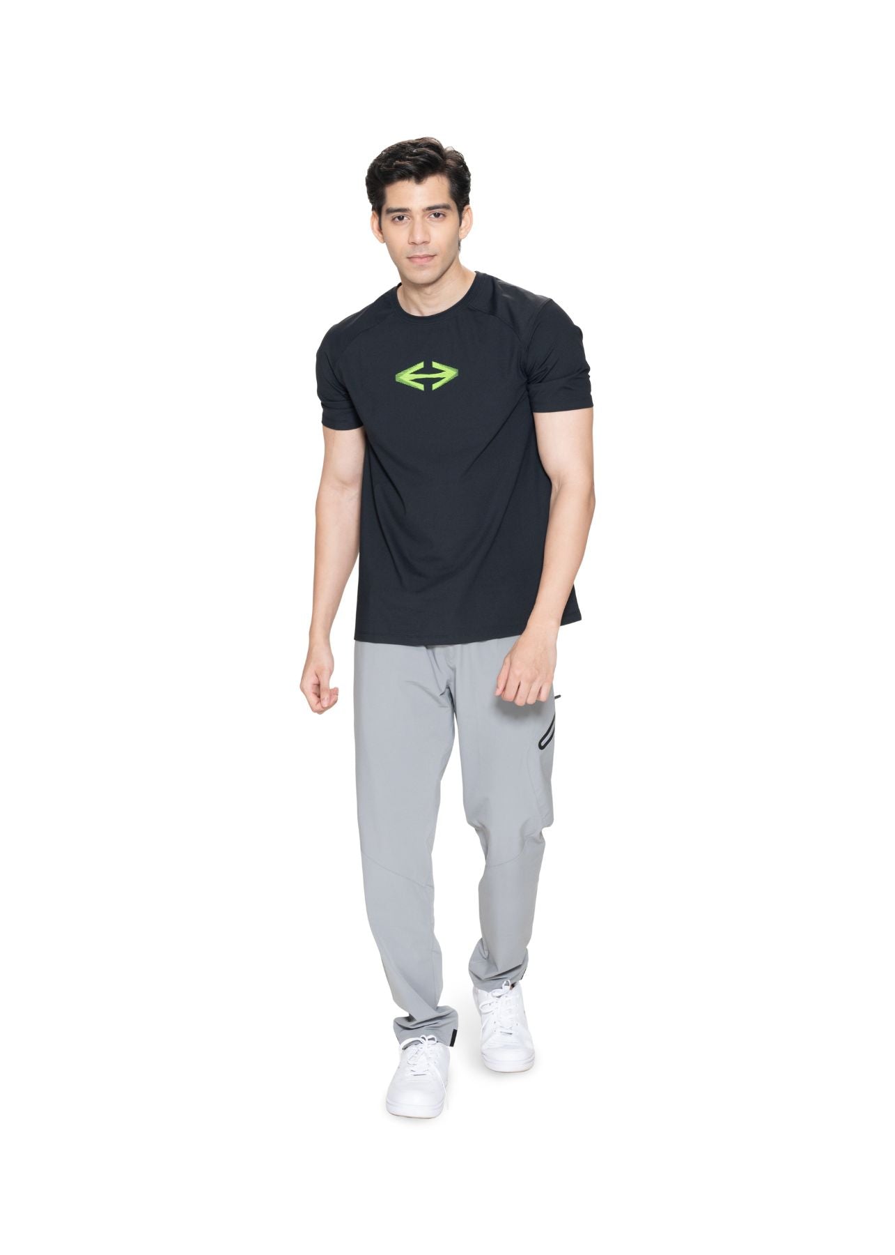 Men Quick Dry Tee Black - 1