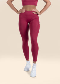 StrchFlex Training Leggings - Maroon - 1