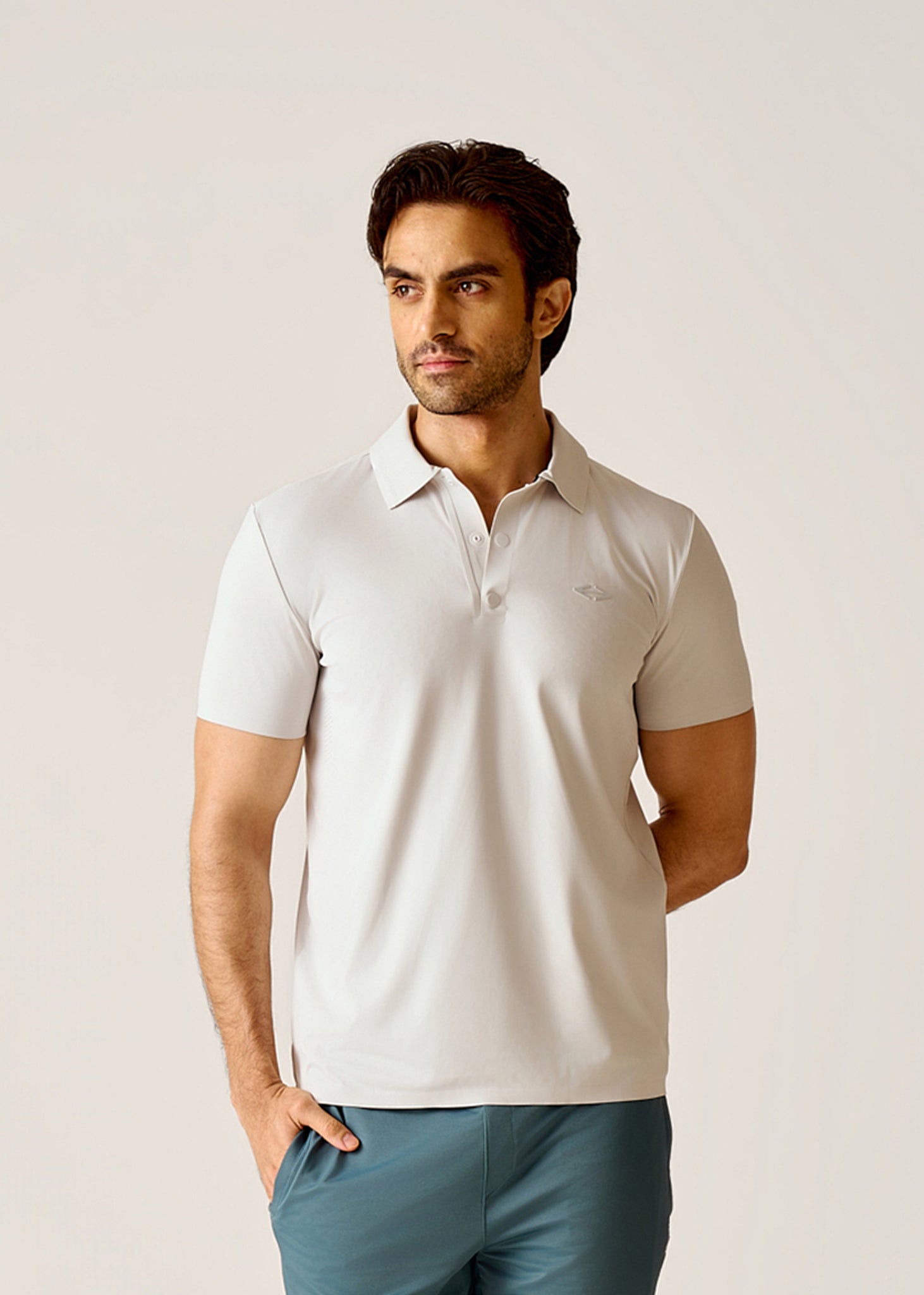 Ultimate Active Polo - Silver Grey - 1