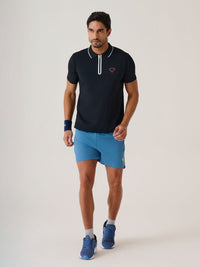 Men Superman high Performance Tee - JetBlack