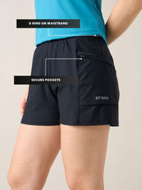 Women Sprint Shorts - Black