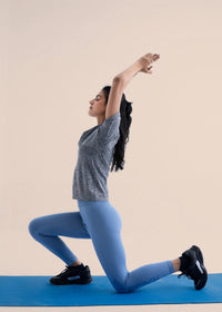 Seamless Workout Core leggings - Coronet Blue - 4