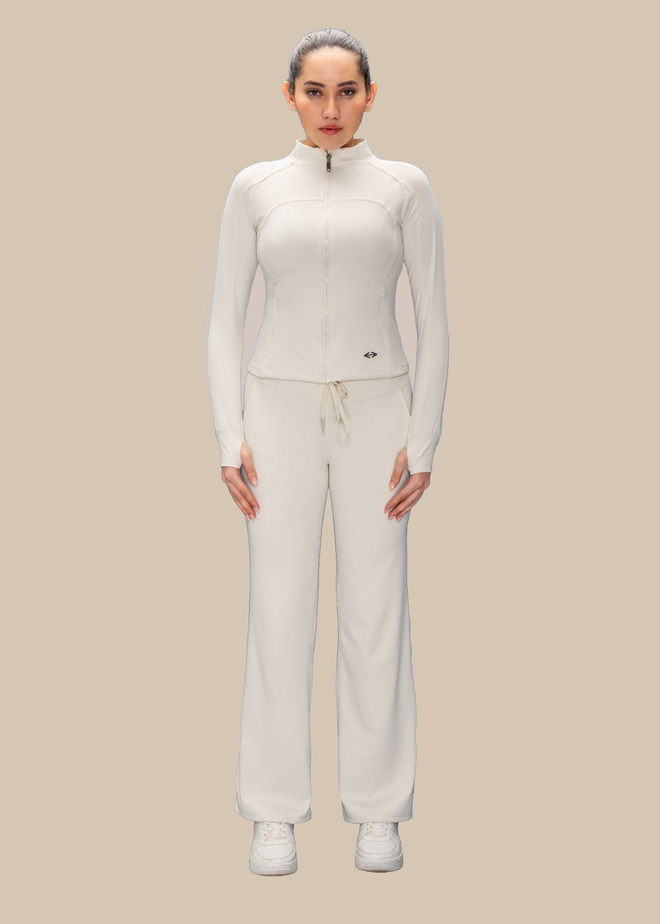 Curve define Jacket - White