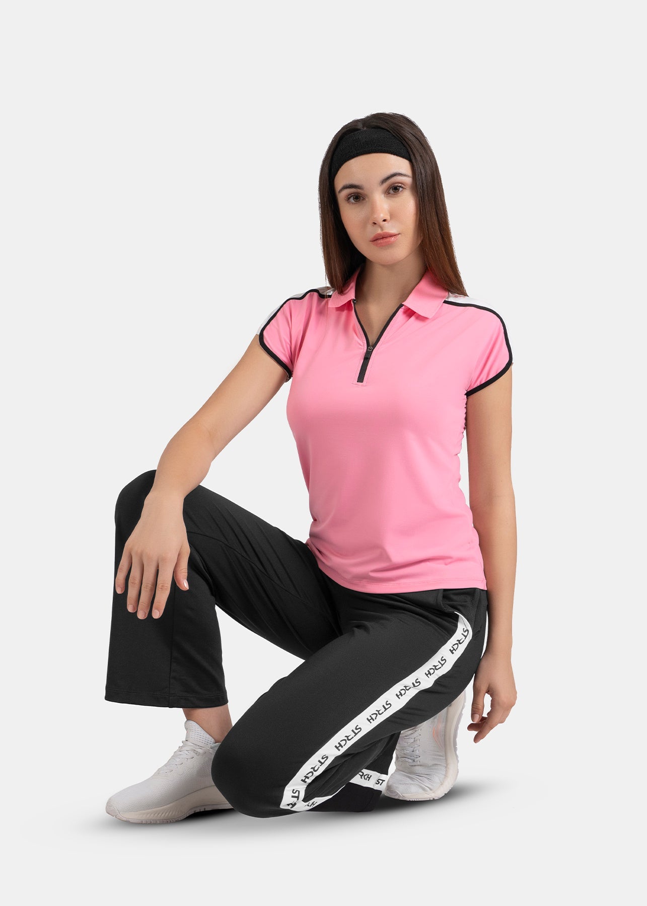 Women Dual Pocket Track Pants Black - 1