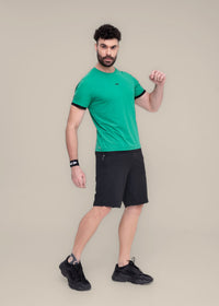 Men Performance Round Neck Tee - Cool Green - 5