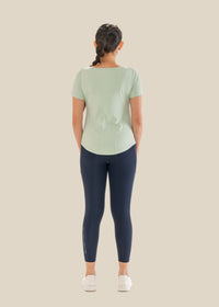 V Neck Active Tee - Lichen - 7