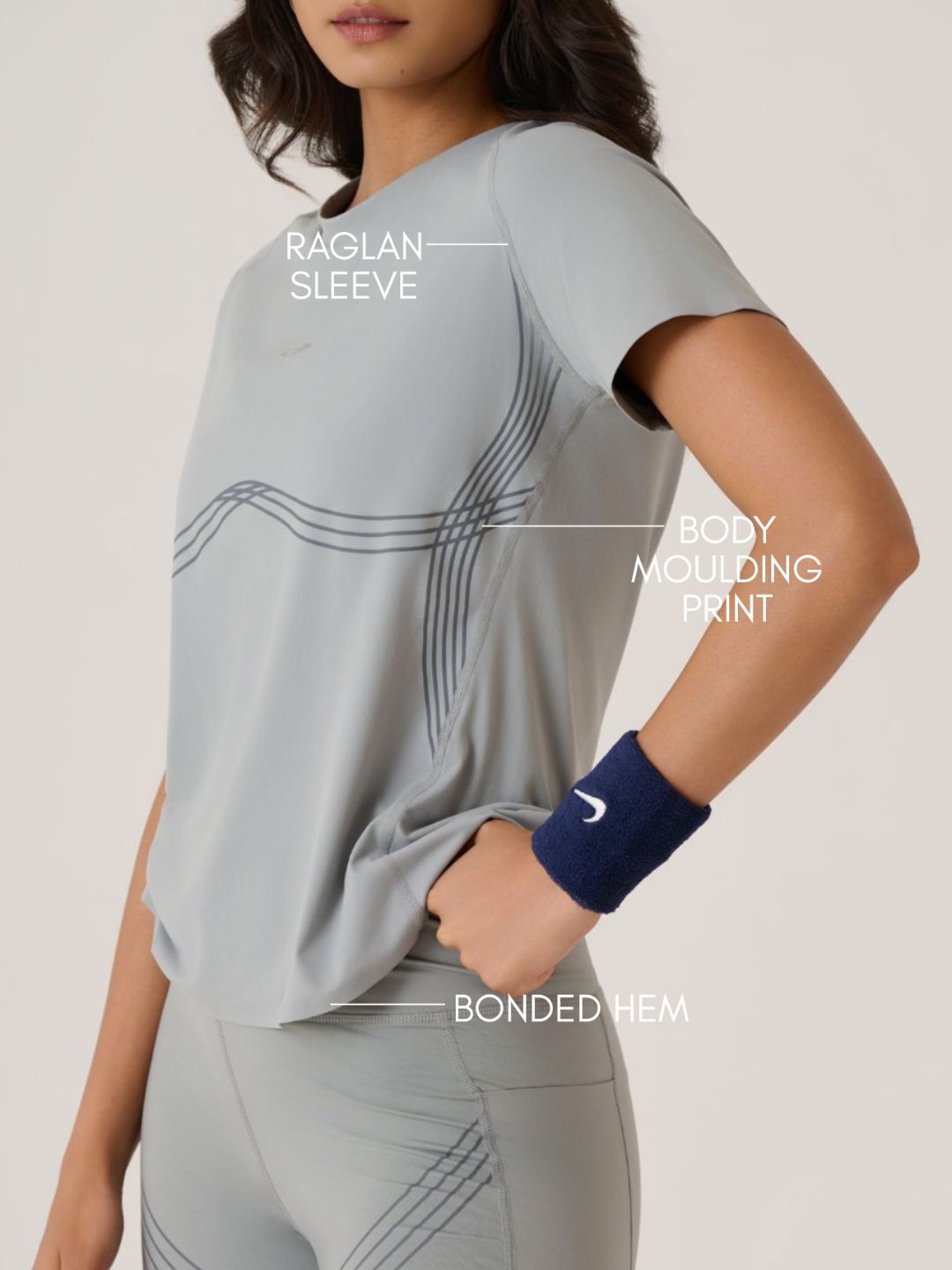High Performance Bonded Tee-Ultimate Grey