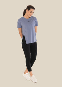 StrchFlow Performance Tee - Deep Periwinkle - 6
