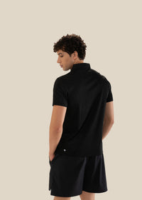 Men Lightweight Polo Tshirt Black - 6