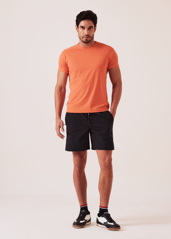 Men Regular Fit Gym Shorts - Black - 2