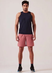 Men Quick Dry Training Shorts - Dusty Rose - 2