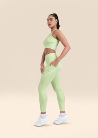 StrchFlex Training Leggings - Mint Green - 2