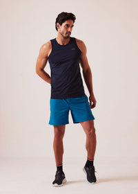 Men Regular Fit Gym Shorts - Teal - 2