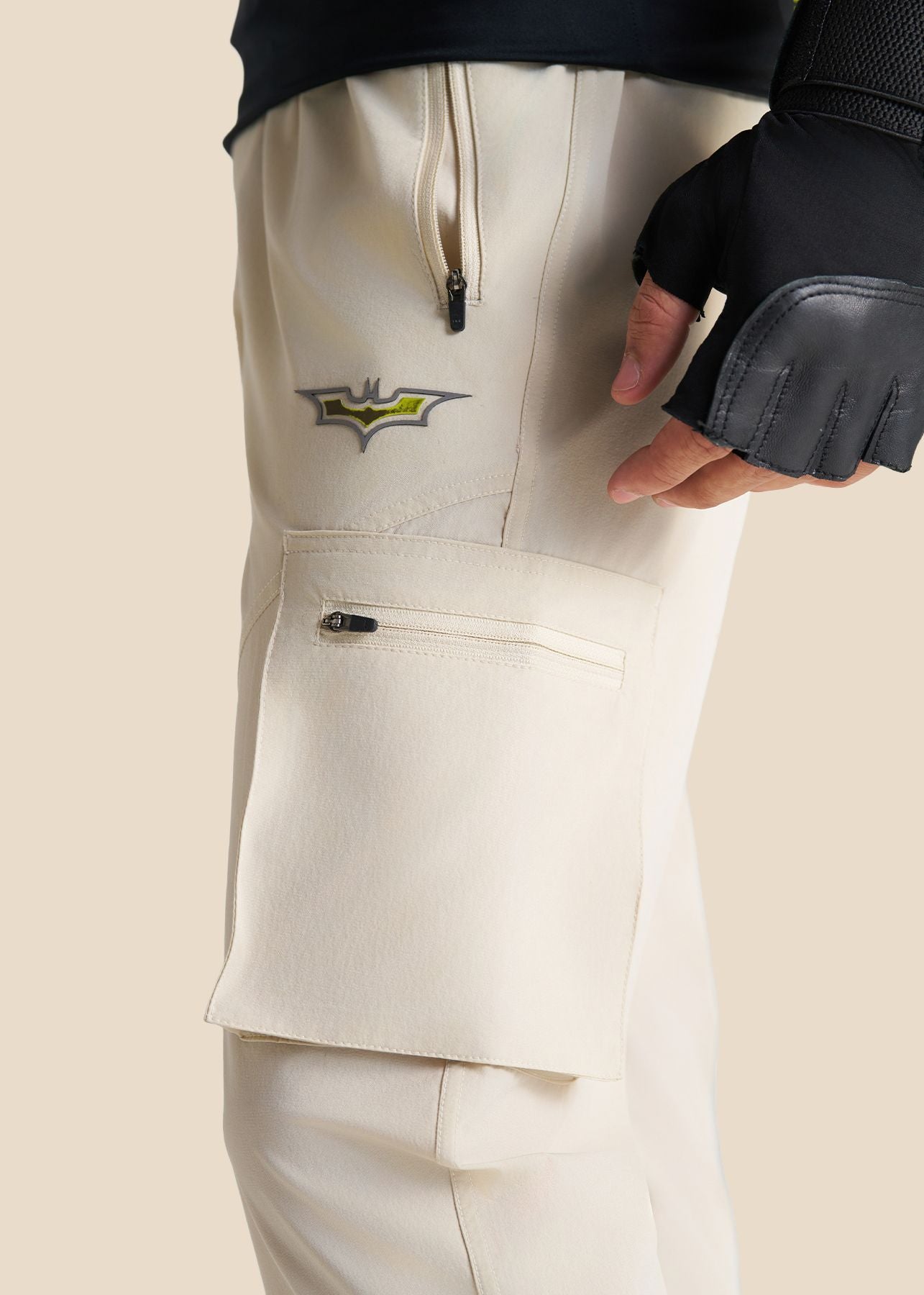 Men Batman Utility Track Pants - Oat Milk - 6