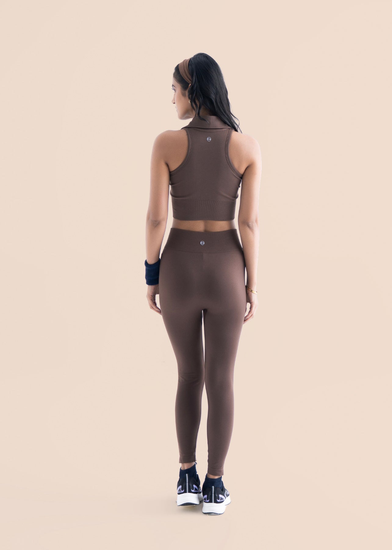 Seamless Workout Core leggings - Mocha Brown - 7