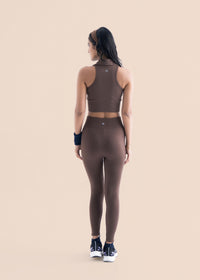 Seamless Workout Core leggings - Mocha Brown - 7