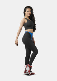 Women Lightweight Leggings - Black - 2