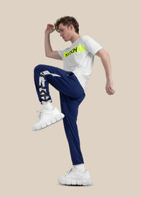 Men Performance Joggers - Navy Blue - 3