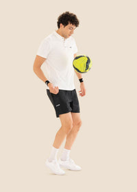 Men Structured Polo White - 2