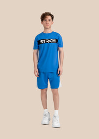 Mens Performance Zip Shorts - Blue - 2