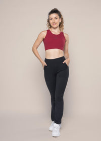 Women Stylish Open Back Bra Maroon - 5