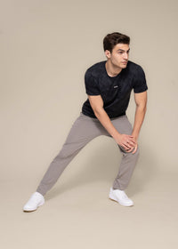 Men Slim Fit Tee Black - 2