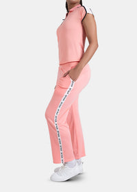 Women Dual Pocket Track Pants Peach - 2