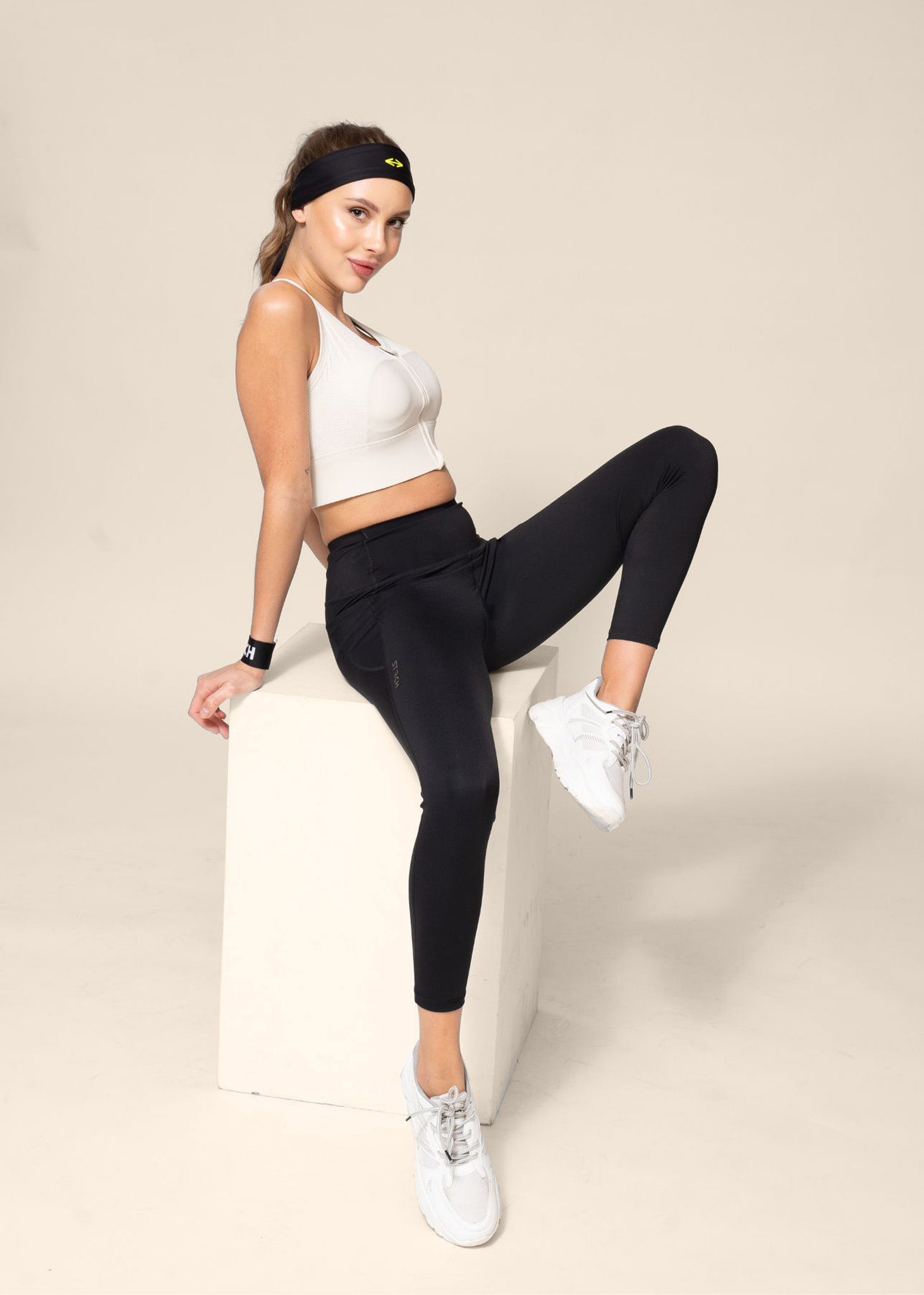 StrchFlex Ankle length leggings - Black - 2