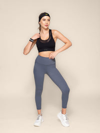 StrchFlex Ankle length leggings - Dusty Blue - 2