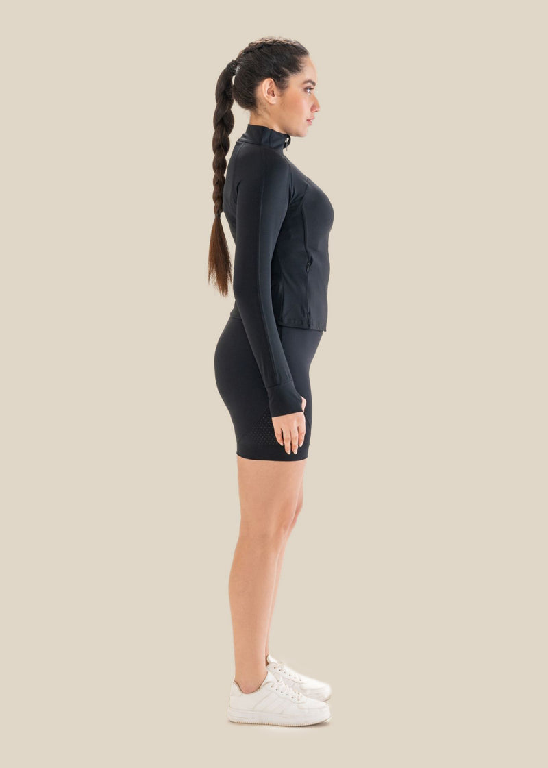 Women Gym Jacket - Black