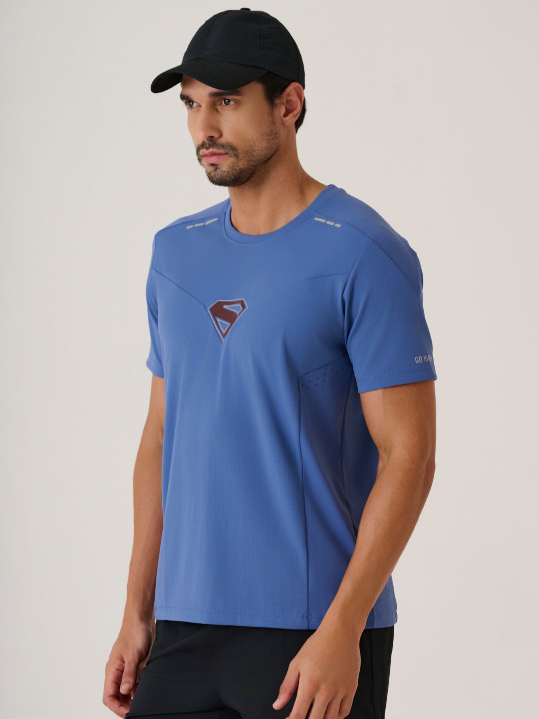 Men Superman Merch Performance Tee - Coastal Blue