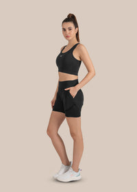 StrchFlex Compression Shorts - Black - 2