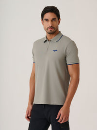 Men Dark Knight Polo 
- StoneGrey