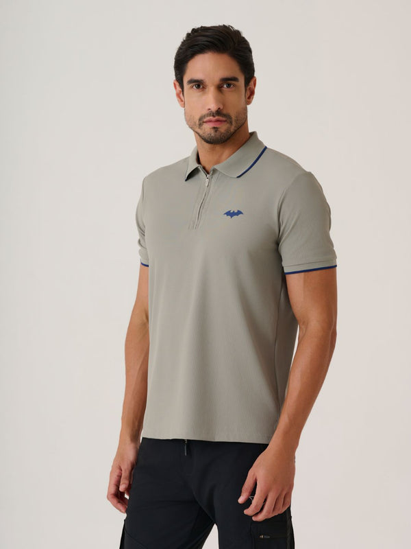Men Dark Knight Polo 
- StoneGrey