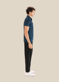 Men Premium Polo Navy Teal - 5