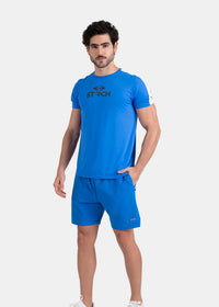 Men Active Gym Tee Blue - 1