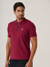 Men Superman high Performance Tee - CherryPlum