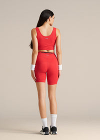 WonderForce Crop Top - Red - 6