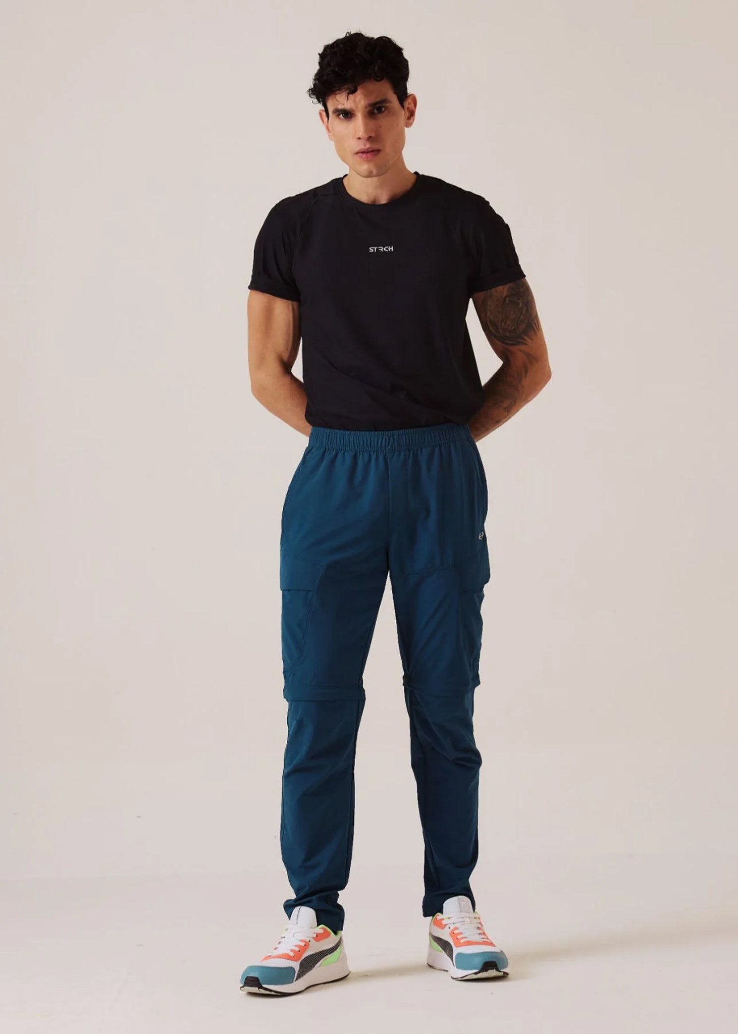Men Regular Fit Track Pants - Dark Teal - 2