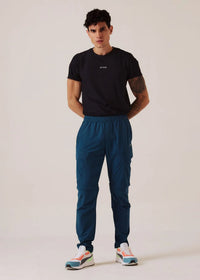 Men Regular Fit Track Pants - Dark Teal - 2