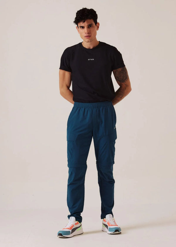 Men Regular Fit Track Pants - Dark Teal - 2