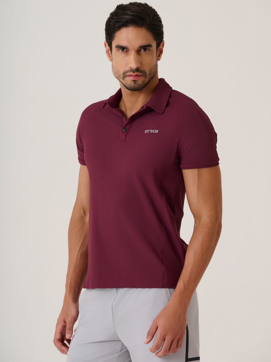 Play core Active Polo tee - MulberryWine