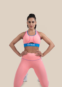 StrchFlex Light Performance Soprts bra - Pink - 4