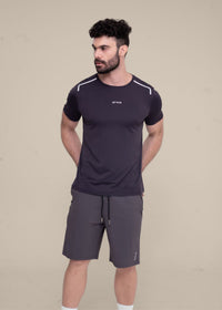 Men 4 Way Flex Shorts Grey - 2
