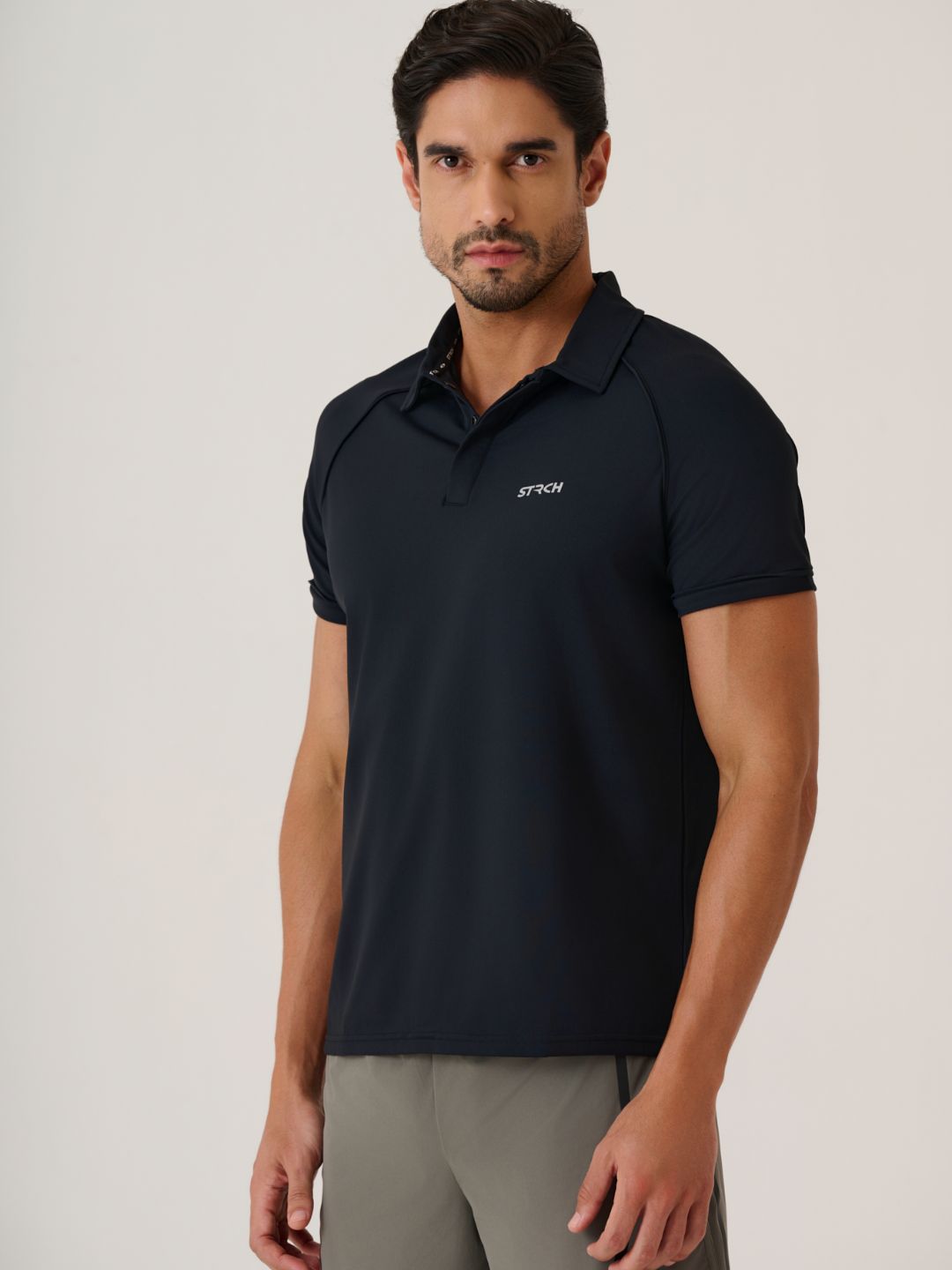 Men Kinetic Polo 
- JetBlack