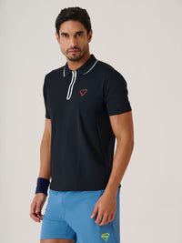 Men Superman high Performance Tee - JetBlack