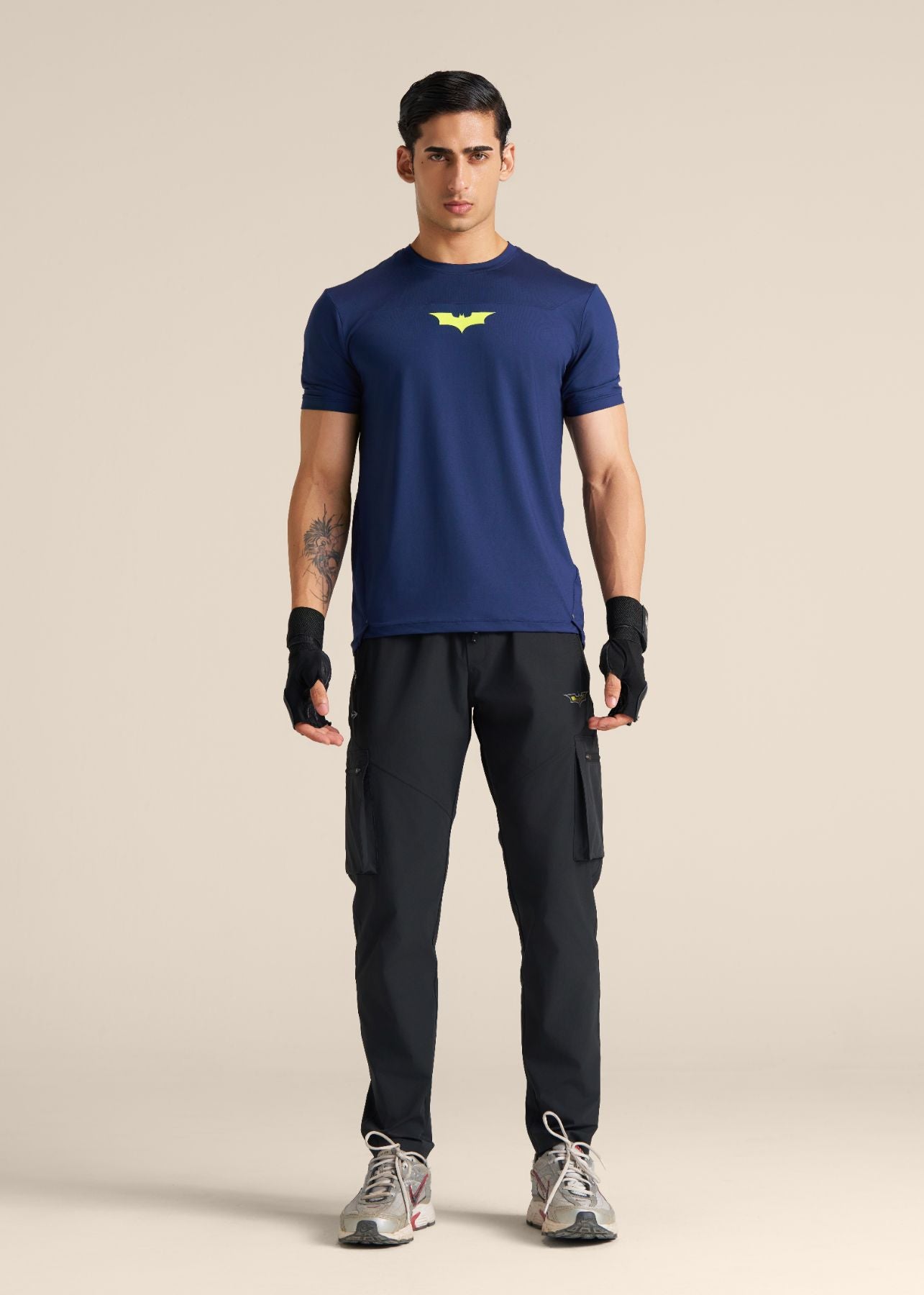 Batman Glow-in-the Dark Gym Tee- Navy
